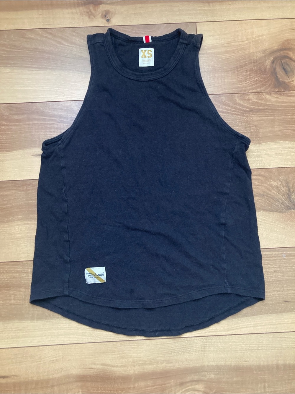 Tracksmith Grayboy Black Tank Top